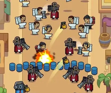 厕所僵尸大战(射击合成手游) 厕所僵尸大战(射击合成手游)