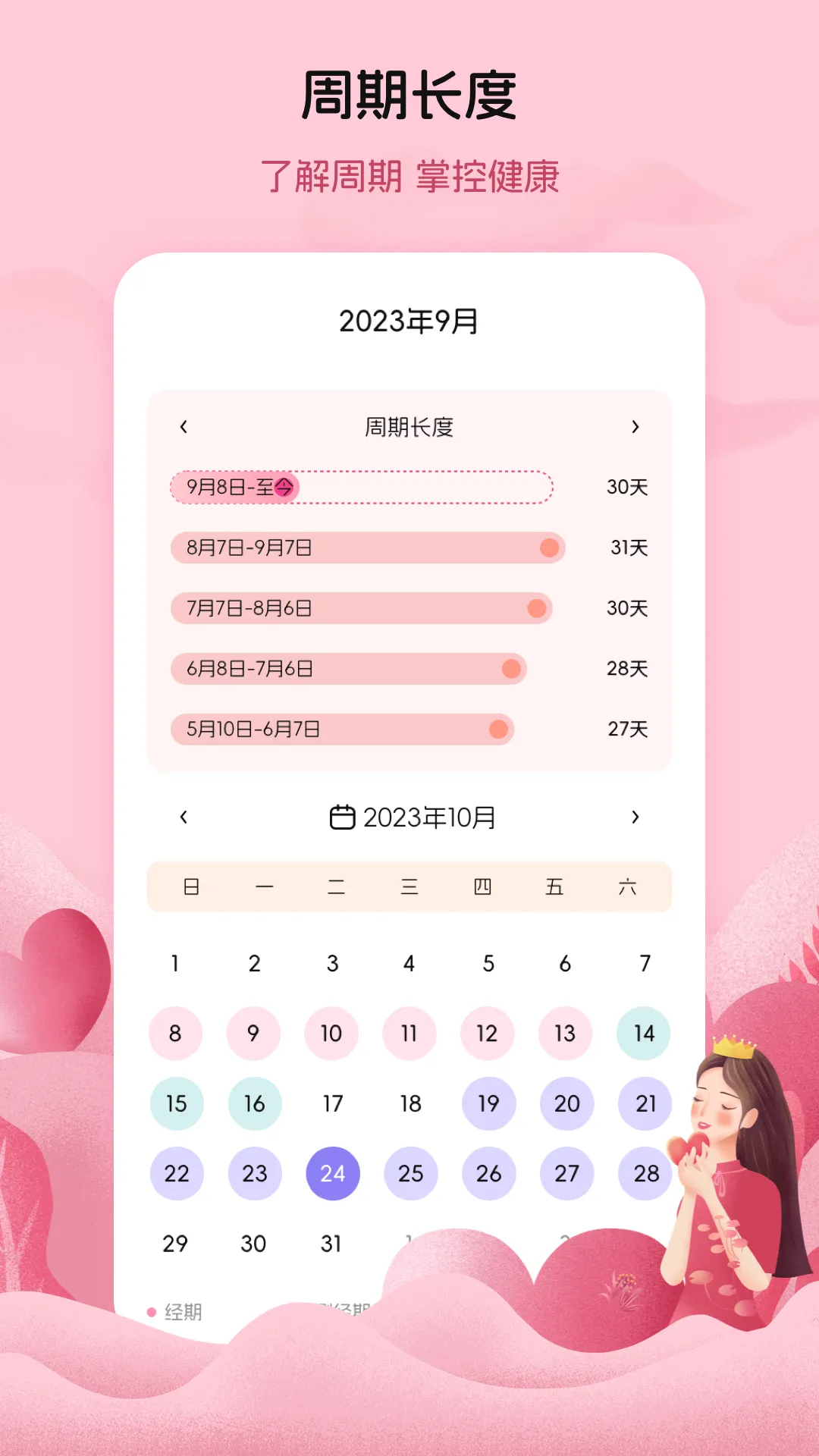 月经例假记录最新手机版 月经例假记录最新手机版