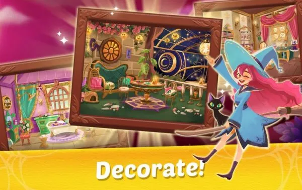 女巫与猫(消除装修小游戏)