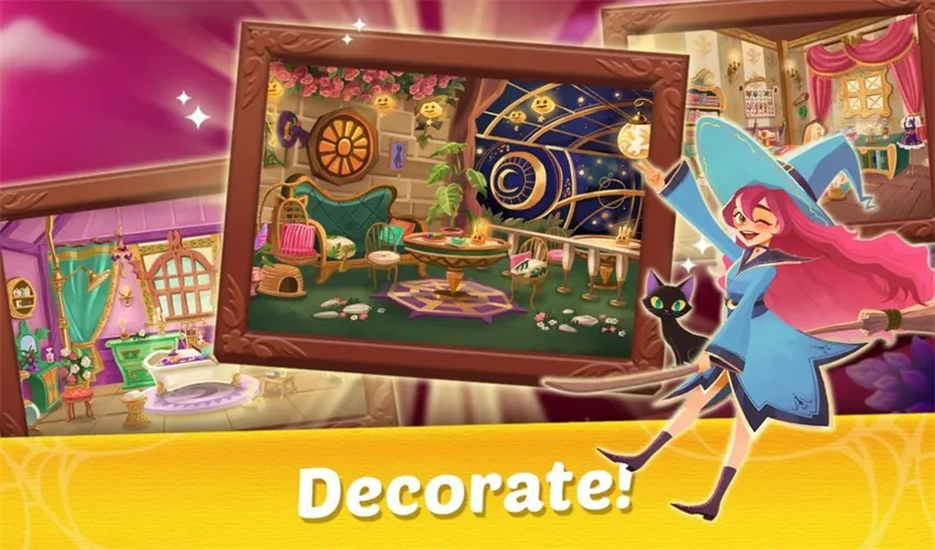 女巫与猫(消除装修小游戏)