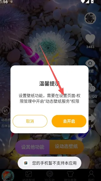 锦鲤金鱼壁纸(壁纸软件功能全)