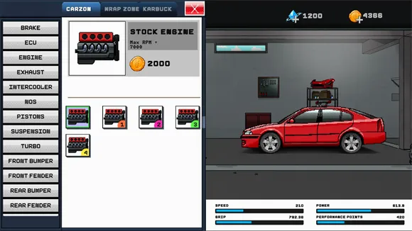 像素x赛车最新手机版 像素x赛车最新手机版